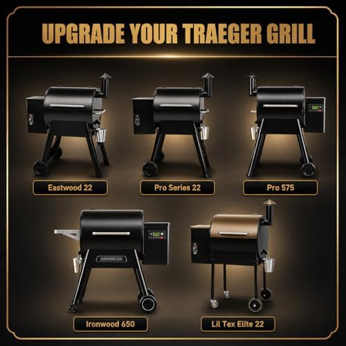 QuliMetal Folding Front Shelf for Traeger Pro 22,Pro 575,Ironwood 650 - Image 3