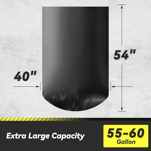 Wowflash 150 Count 55-60 Gallon Trash Bags - Image 4