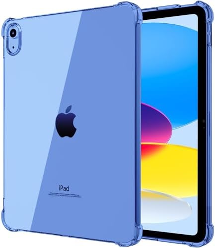 Clear Blue Case for iPad (A16) 11th/10th Gen 11/10.9 inch 2025/2022 by MOBIXXforAccessories