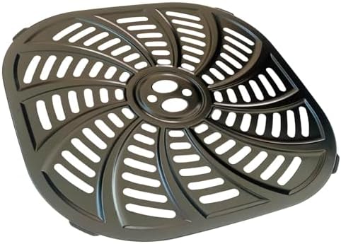 6QT Air Fryer Crisper Tray Plate for Gourmia GAF616 Air Fryers, Premium Double Layer Nonstick Coating Air Fryer Grill Plate Pan Rack Grate Shelf for 6QT Gourmia Air Fryer, Dishwasher Safe by chengziyue
