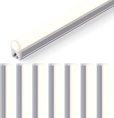 Barrina T5 LED Shop Light 4FT, 2200lm, 5000K Daylight White, 20W, 8 Packs by Barrina