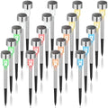 GIGALUMI Solar Christmas Lights Outdoor, Multicolor Pathway Lights 20 Pack by GIGALUMI