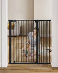 COMOMY 42" Extra Tall Baby Gate for Stairs, Fits 29.5" to 43.3" Openings by COMOMY