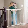 Toddleroo Easy Swing & Lock Baby Gate for Top of Stairs: 36" Tall, Ivory by ToddleroobyNorthStates