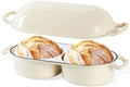 Cast Iron Double Dutch Oven, Mini Enamel Sourdough Bread Pan with Lid by Culivora