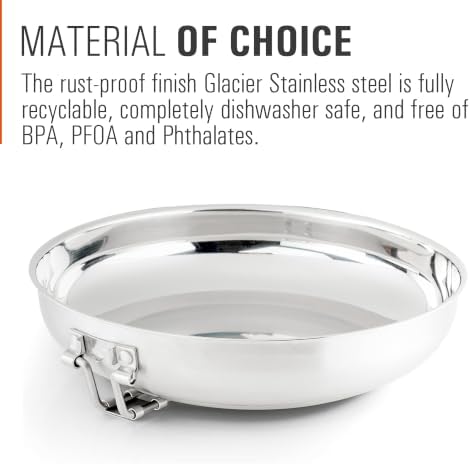 GSI Outdoors Stainless Troop Frypan for Camping and Outdoor Cooking - Image 3