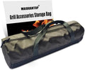 Grill Utensil Storage Bag for Outdoor Grilling, 19.6 x 6 x 6 in, Green by MAIDUANTOP