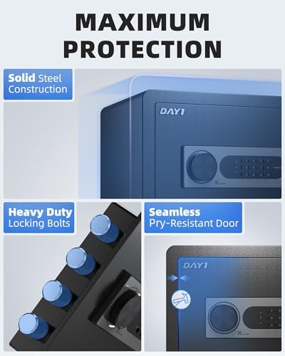 DAYI Safe Box, 1.4 Cu. Ft. Home Safes with Fireproof Bag for Valuables Docs - Image 2