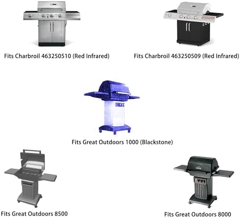 DS102 Solid Stainless Steel Cooking grids/grates 17" x 12 1/2" Replacement for Charbroil 461320507, 461320508, 463250509, Great Outdoors, Thermos, Vermont Castings Gas Grills, set of 2 - Image 6