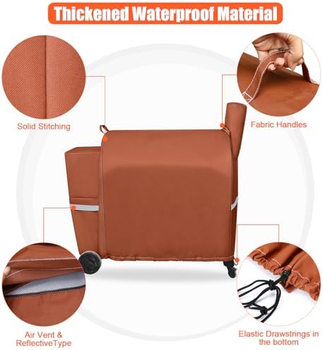 Grill Cover for Traeger Pro 34/780, Z Grills 700/550/600 Series - Image 3