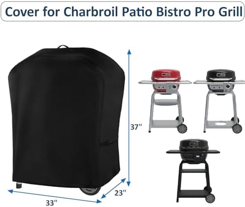 Cover for Charbroil Bistro Pro Electric Grill & Griddle with Handle, Straps - Image 2