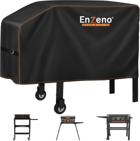 Griddle Cover for Blackstone 28" Single Shelf Grill with Hood and Stand by Enzeno