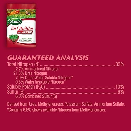 Scotts Turf Builder WinterGuard Fall Lawn Food, 12.5 lb. - Fall Lawn Fertilizer Builds Strong, Deep Grass Roots for a Better Lawn Next Spring - Covers 5,000 sq. ft. - Image 2