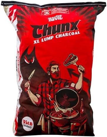 Jealous Devil Chunx XL Lump Charcoal, All Natural Hardwood, 35 Lb, 25-Pack - Image 2