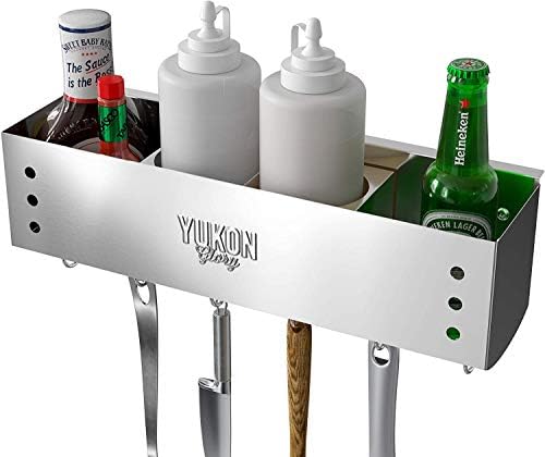 Yukon Glory BBQ Caddy Organizer, Griddle Caddy for Char-Broil 4-Burner by YukonGlory