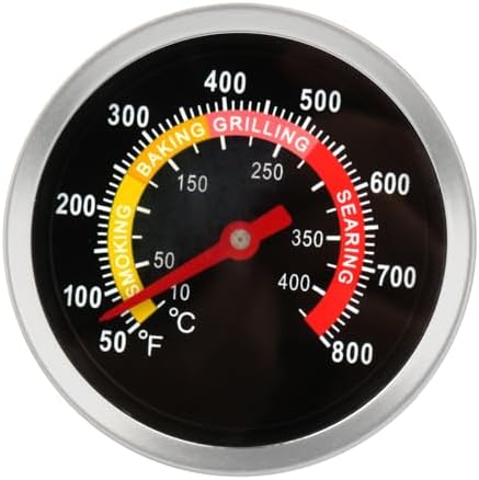 2.64" Smoker Temperature Grill Thermometer Gauge Charcoal Grill Pit Smoker Thermometer Heat Indicator for Cooking BBQ Meat, 50-800℉ Temp Gauge - Image 6