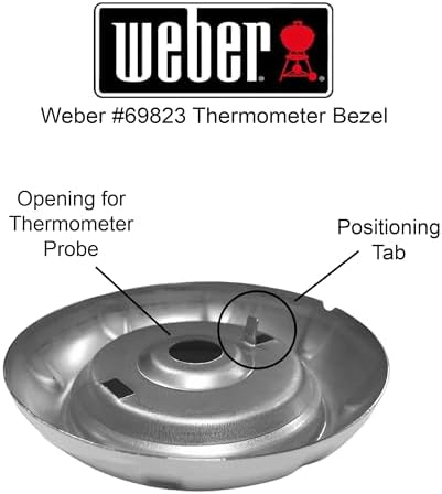 Weber 69823 Spirit Gas Grill Replacement Thermometer Bezel - Image 4