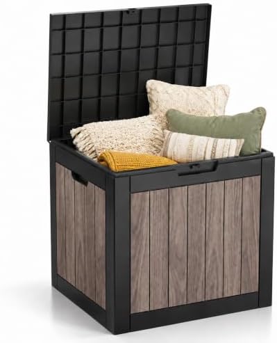 KAMABOKO 35 Gallon Outdoor Storage Box Waterproof Deck Box for Patio by KAMABOKO