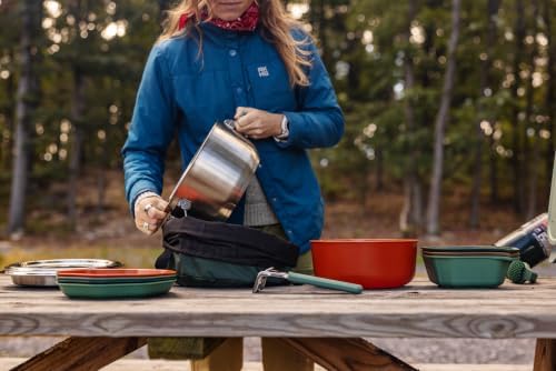 Gerber Gear ComplEAT Cook Set - Dishwasher-Safe Camping Cookware for Outdoor Cooking - Includes Saute Pan, Stock Pot, 4 Plates, 4 Bowls, Mixing Bowl & More - Image 6