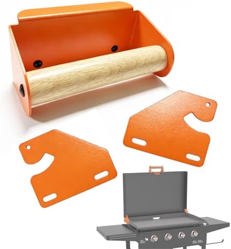 Handle & Hinge Kit for Blackstone 28, 36, 44 inch Griddles Lid Cover Hinges by Silroera
