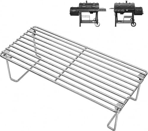 Hisencn Upper Warming Rack for Oklahoma Joe Longhorn Combo 3-Burner Smoker by Hisencn