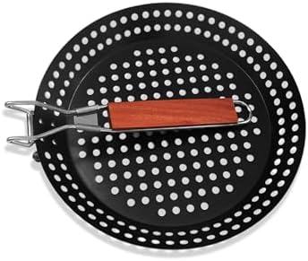 12" Grill Pan for Indoor Cooking by KOFEBE