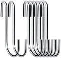 ESFUN 30 Pack 3 Inch S Hooks Heavy Duty Pan Pot Holder Rack Hooks Hanging Hangers S Shaped Hooks for Kitchenware Pots Utensils Clothes Bags Towels Plants by ESFUN