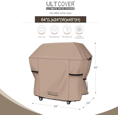 ULTCOVER Waterproof BBQ Grill Cover 64 inch - Image 2