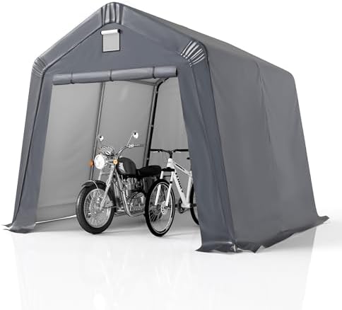 GARTOO 10' x 10' Outdoor Storage Shelter, Gray by GARTOO