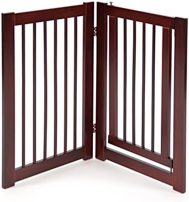 Primetime Petz 33234 Extension Kit for 360 Configurable Walk Through Folding Pet Gate,Walnut, (30" With Door) by primetimepetz