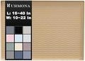 URMONA 34'' x 22'' Waterproof Silicone Under Sink Mat Cabinet and Counter Protector, Shelf Liner for Kitchen and Bathroom, Storage and Organizers, Litter Mat, Pet Cat Puppy Essentials(Light Khaki) by URMONA