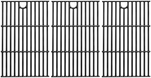 DELSbbq 17" Cast Iron Grill Grates for Charbroil Performance 6 Burner by DELSBBQ