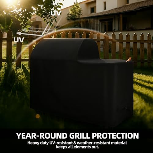 Pellet Grill Cover for Traeger Woodridge Smoker, Waterproof, Cover Only - Image 4