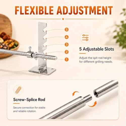 Rotisserie Grill Kit for Nexgrill 720-1094B - Image 4