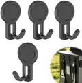 4 Pack Magnetic Grill Hooks, Strong Magnetic Hook for Grill, Rust Proof & Heavy Duty Outdoor Magnetic Hooks, Grills Magnetic Hooks for Barbecue Tool, Outdoor Hanging, Refrigerator, Grill, Kitchen by SKNOOYLIGHT