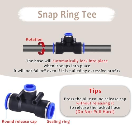 Outdoor Misting Sprinkler Kit, 360° Adjustable Nozzles Drip Irrigation System for Garden, Farm, Workshop & Construction Cooling and Dust Control - Image 5