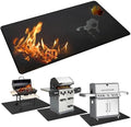 60" x 36" Under Grill Mat for Outdoor Grill, 2000°F Fireproof Deck Pad by ZCHLPTZUP