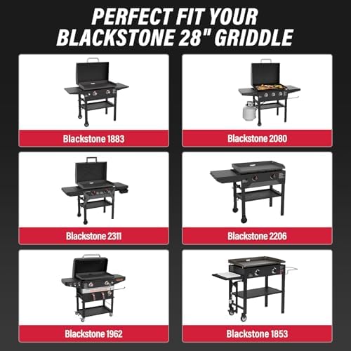 Utheer 28 Inch Warming Rack for Blackstone Griddle Accessories, 2-Pack - Image 2