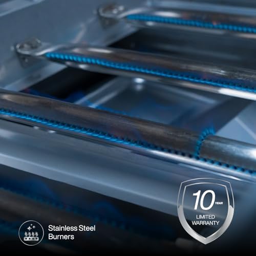 SPIRE 30" Built-In 5 Burner Dual Fuel Grill, All 304 Stainless Steel Body - Image 5