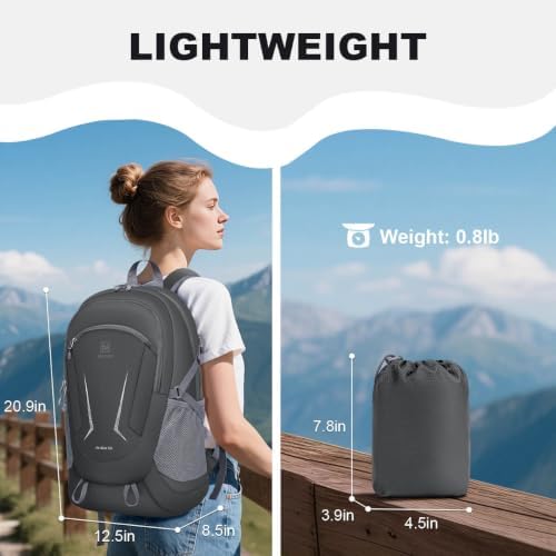 MIYCOO Ultralight Packable Backpack, 35L Water-Resistant Hiking Daypack - Image 6