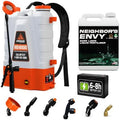 PetraMax Neighbors Envy Grass Fertilizer for Lawn w/ 4 Gal Battery Sprayer by PetraMax