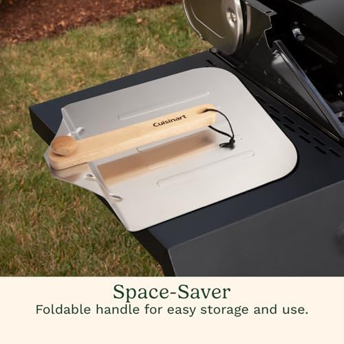Cuisinart Grill Top Pizza Oven Kit, Portable Make Your Own Pie Set With Pizza Peel and Cordierite Stone, Baking Oven for Backyard Homemade Pizzas, Perfect Pie Accessory - Image 4