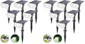 Linkind Solar Lights Outdoor Waterproof Landscape Spotlight Daylight 12 Pack by Linkind