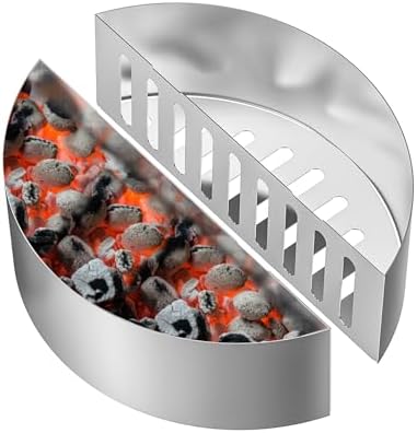 Skyflame 2 PCS Stainless Steel Charcoal Basket Holder for 22”/26” Kettle by Skyflame