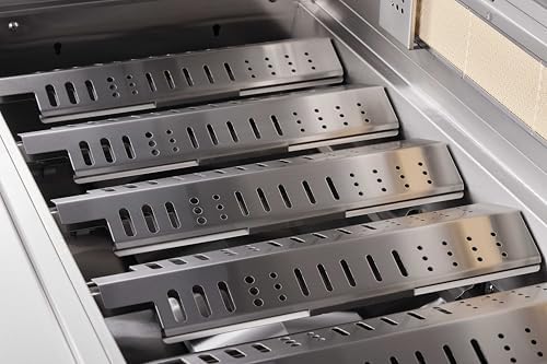Mont Alpi 4-Pack Flame Tamers Replacement 304 Stainless Steel Heat Plate Shield Diffuser Reducer Flame Guard Cover for All MAi805 / MAi400/ MA-957 / MABi805 / MABi400 / Artwood Outdoor Kitchen Grills - Image 2