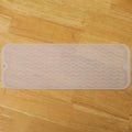 MicoYang Silicone Dish Drying Mat for Multiple Usage,Easy clean,Eco-friendly,Heat-resistant Silicone Mat for Kitchen Counter,Sink,Bar,Bottle,or Cup Translucent M 17 inches x 6 inches by MicoYang