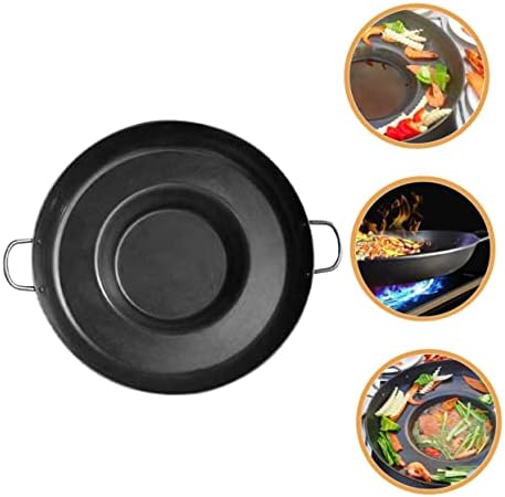 SOLUSTRE Stainless Steel Frying Pan for Camping and Hiking, Black Flat Base - Image 5
