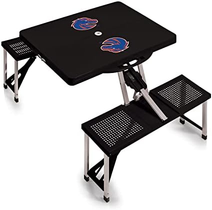 PICNIC TIME NCAA North Carolina Tar Heels Folding Picnic Table - Camping Table - Outdoor Table with Umbrella Hole by PicnicTimeFamilyofBrands