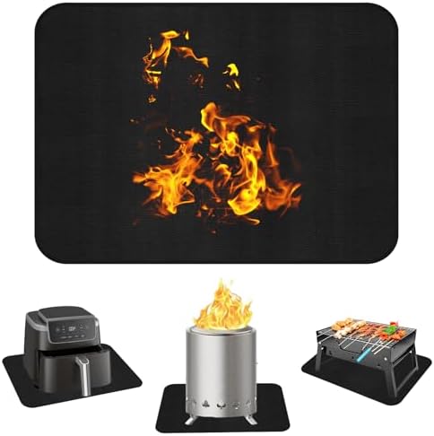 24 x18 inches Heat Resistant Mat for Countertop & Table Grill Mat by SKABLIX