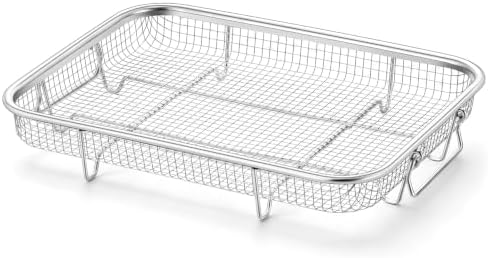 TeamFar 11.8 Inch Air Fryer Basket for Oven, Air Fryer Rack, 1 Piece by TeamFar